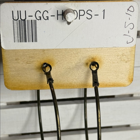 Keep It Gypsy Hoop Earrings with Iridescent Rhinestones - Picture 9 of 9